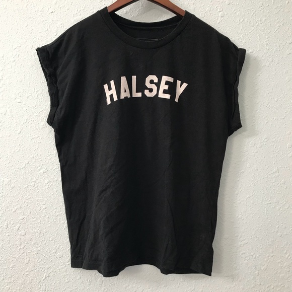 Halsey Tops - Halsey tour muscle tee T-shirt by Live Nation sz L